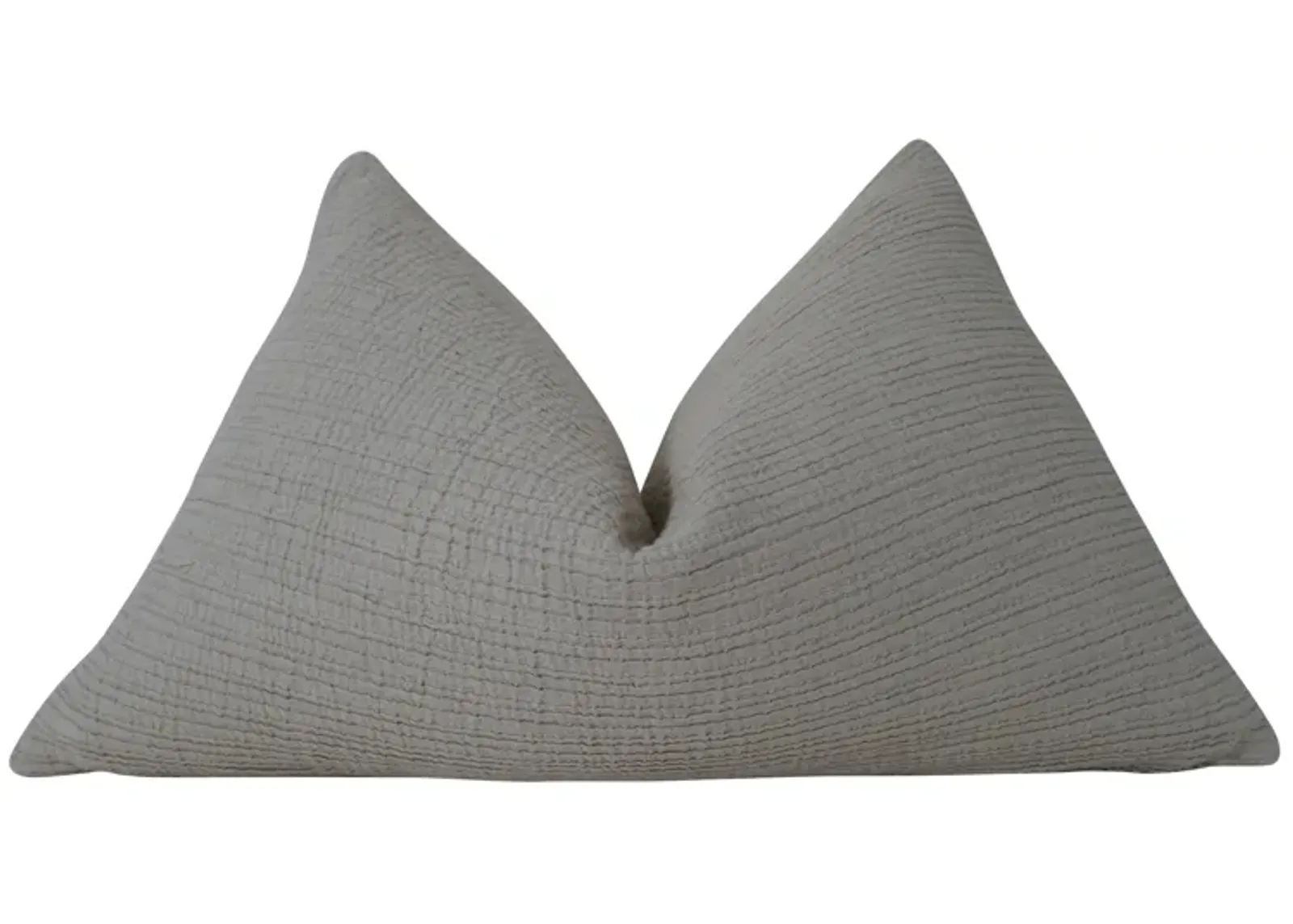 Sand Pleated Organic Cotton Pillow