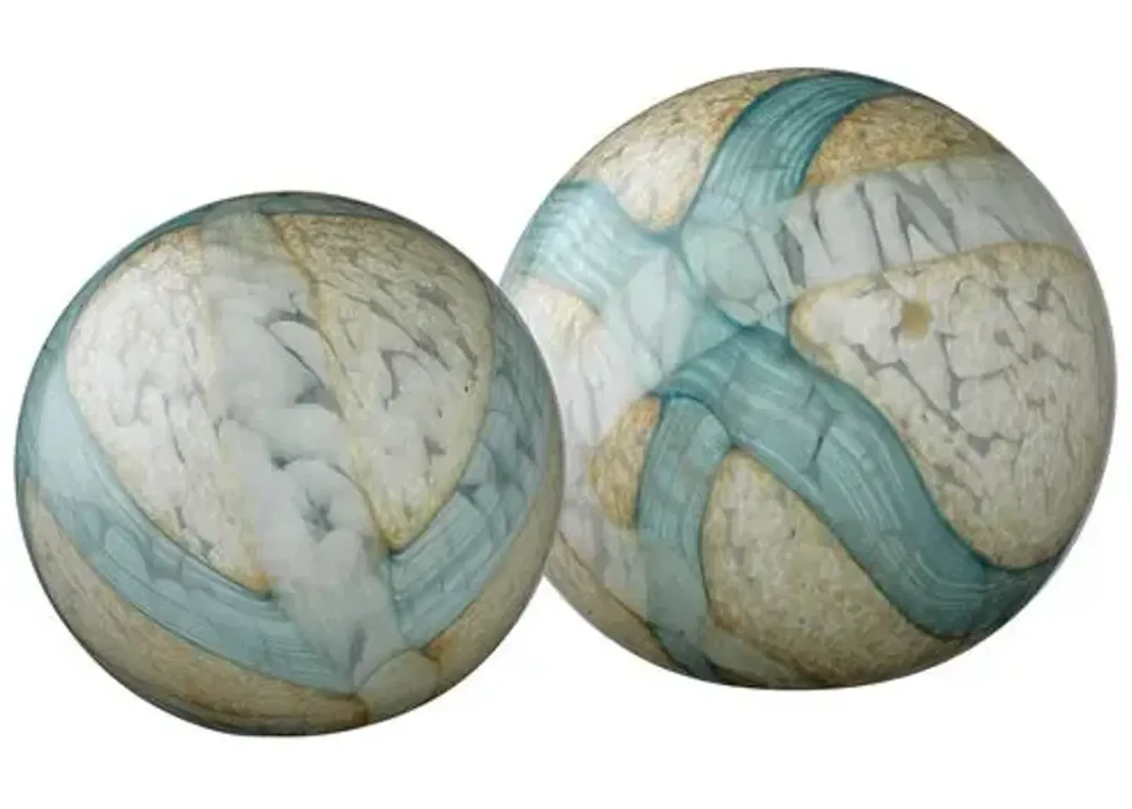 Cosmos Glass Ball - Pale Blue - Jamie Young Co.