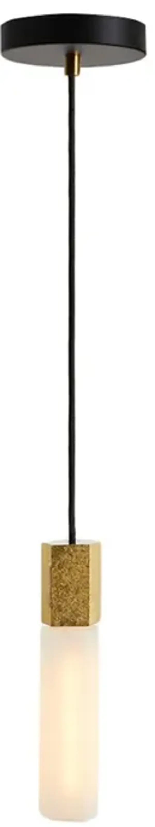 Basalt Single Pendant - Brass - Tala Lighting - Gold