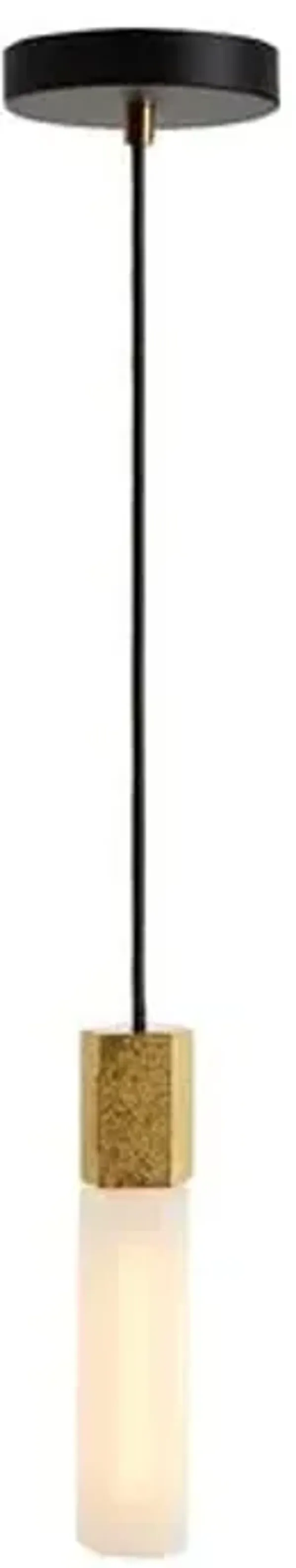 Basalt Single Pendant - Brass - Tala Lighting - Gold