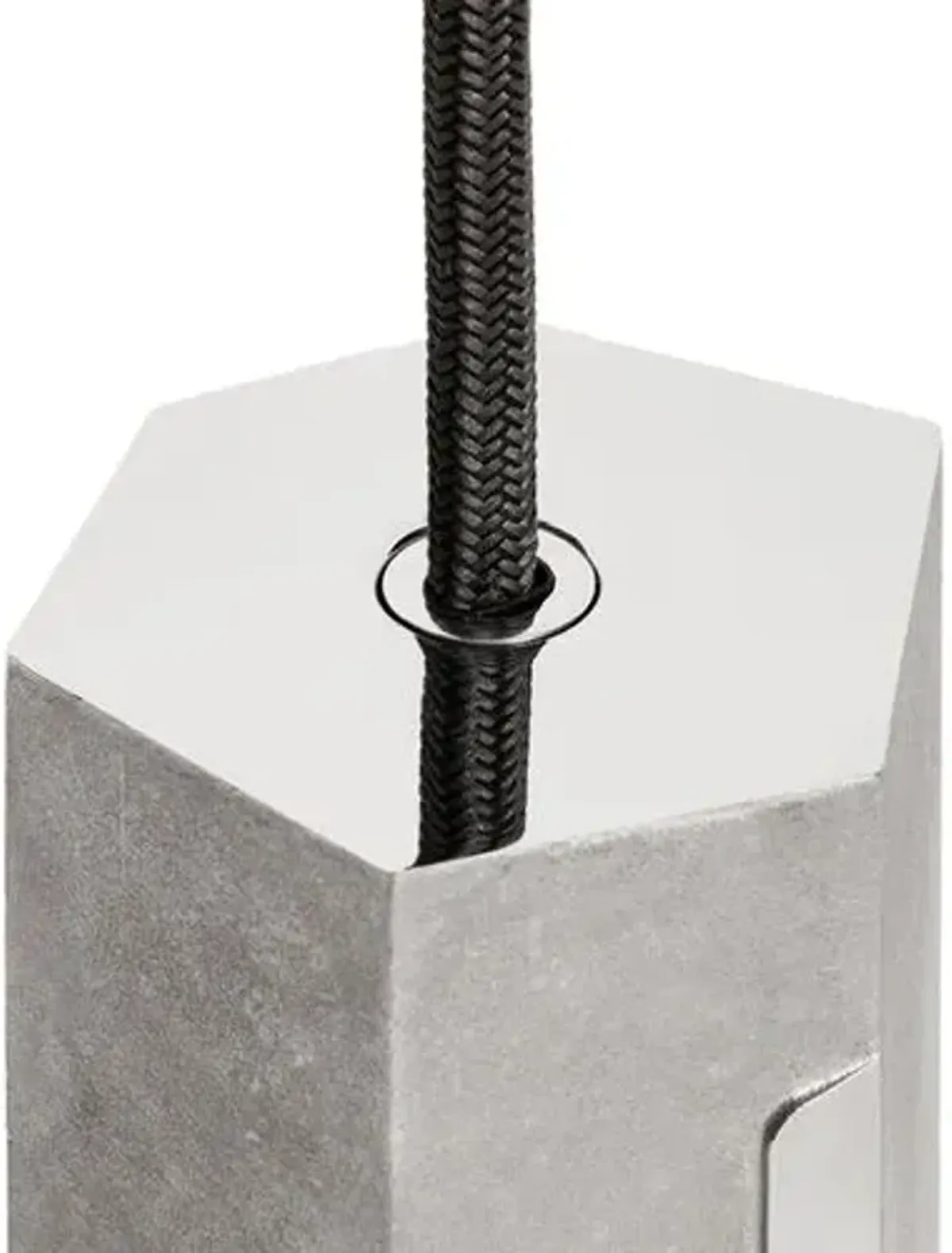 Basalt Single Pendant - Stainless Steel - Tala Lighting - Silver