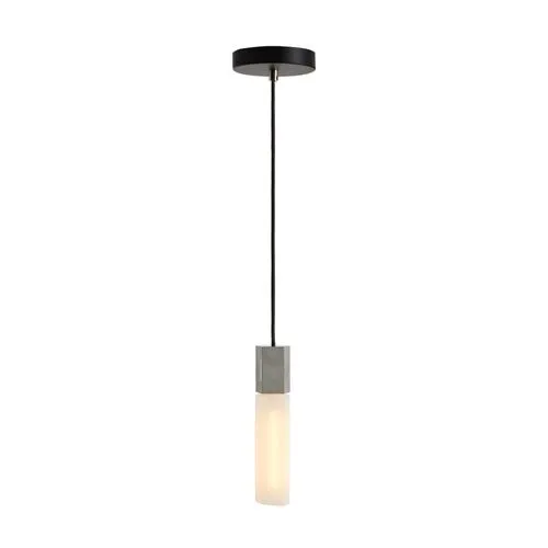 Basalt Single Pendant - Stainless Steel - Tala Lighting - Silver