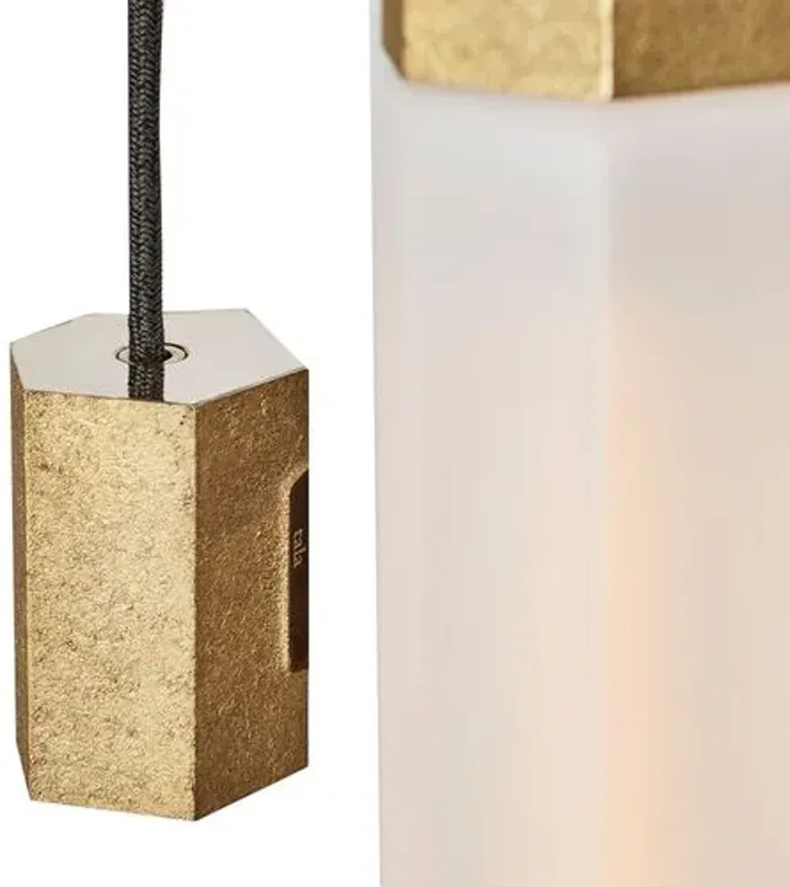 Basalt Triple Pendant - Brass - Tala Lighting - Gold