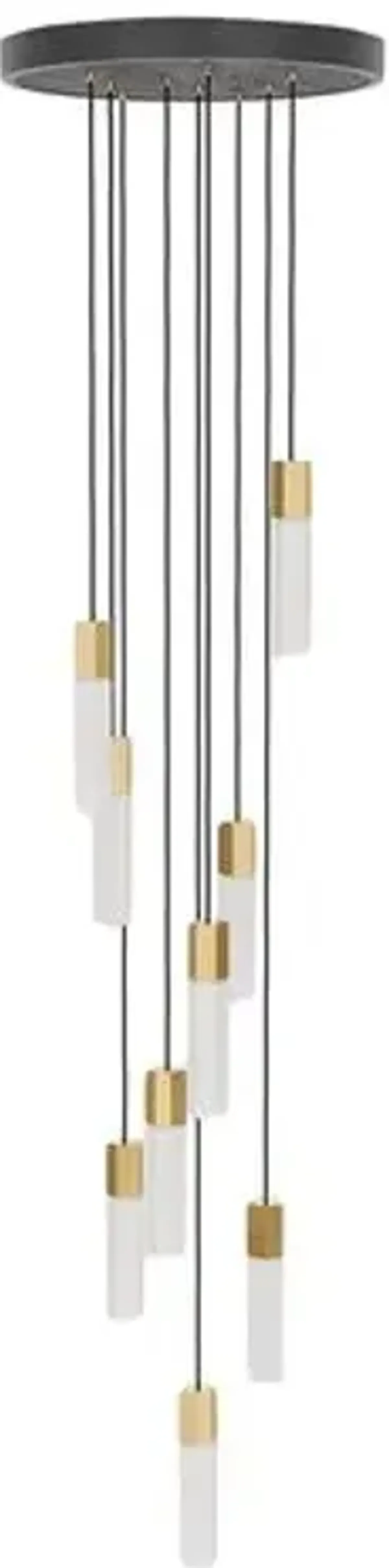 Basalt Nine Pendant - Brass - Tala Lighting