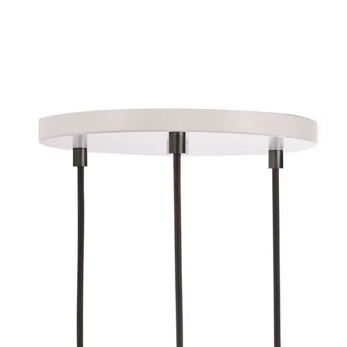 Triple Sphere IV Pendant - Graphite/White - Tala Lighting - Black