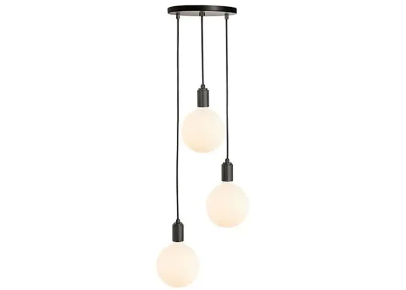 Triple Sphere IV Pendant - Graphite/Black - Tala Lighting