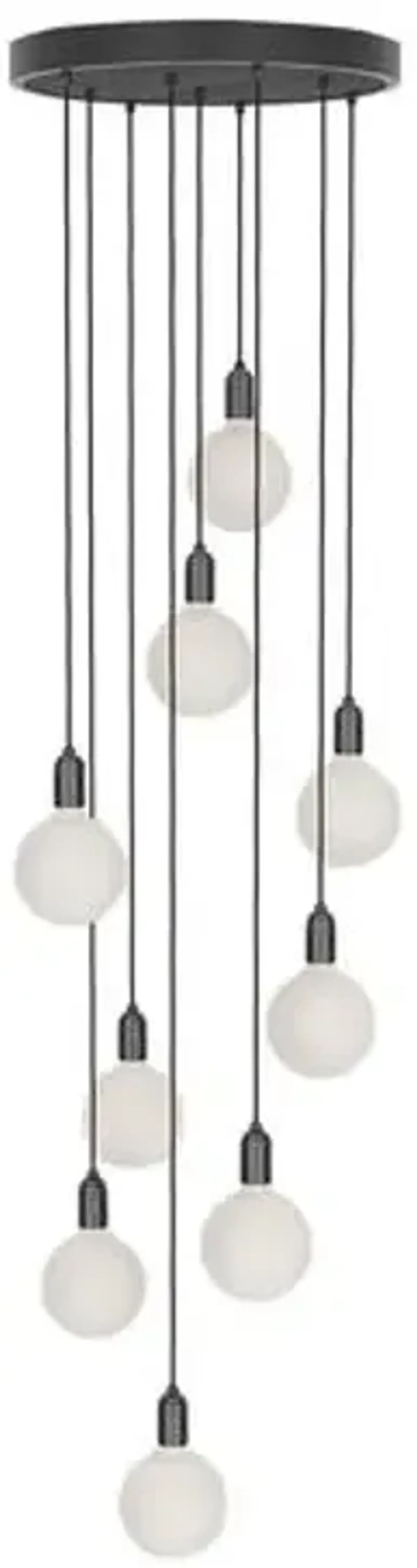 Nine Sphere IV Pendant - Graphite/Black - Tala Lighting