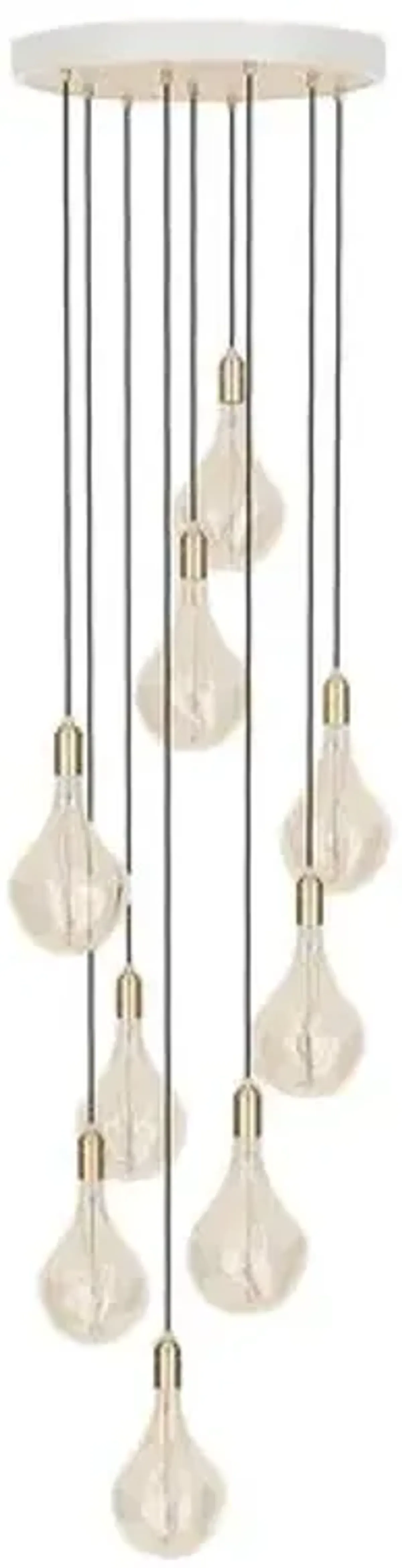 Nine Voronoi II Pendant - White/Brass - Tala Lighting - Gold