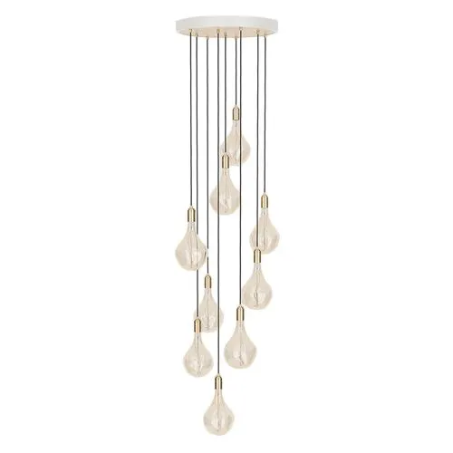 Nine Voronoi II Pendant - White/Brass - Tala Lighting - Gold