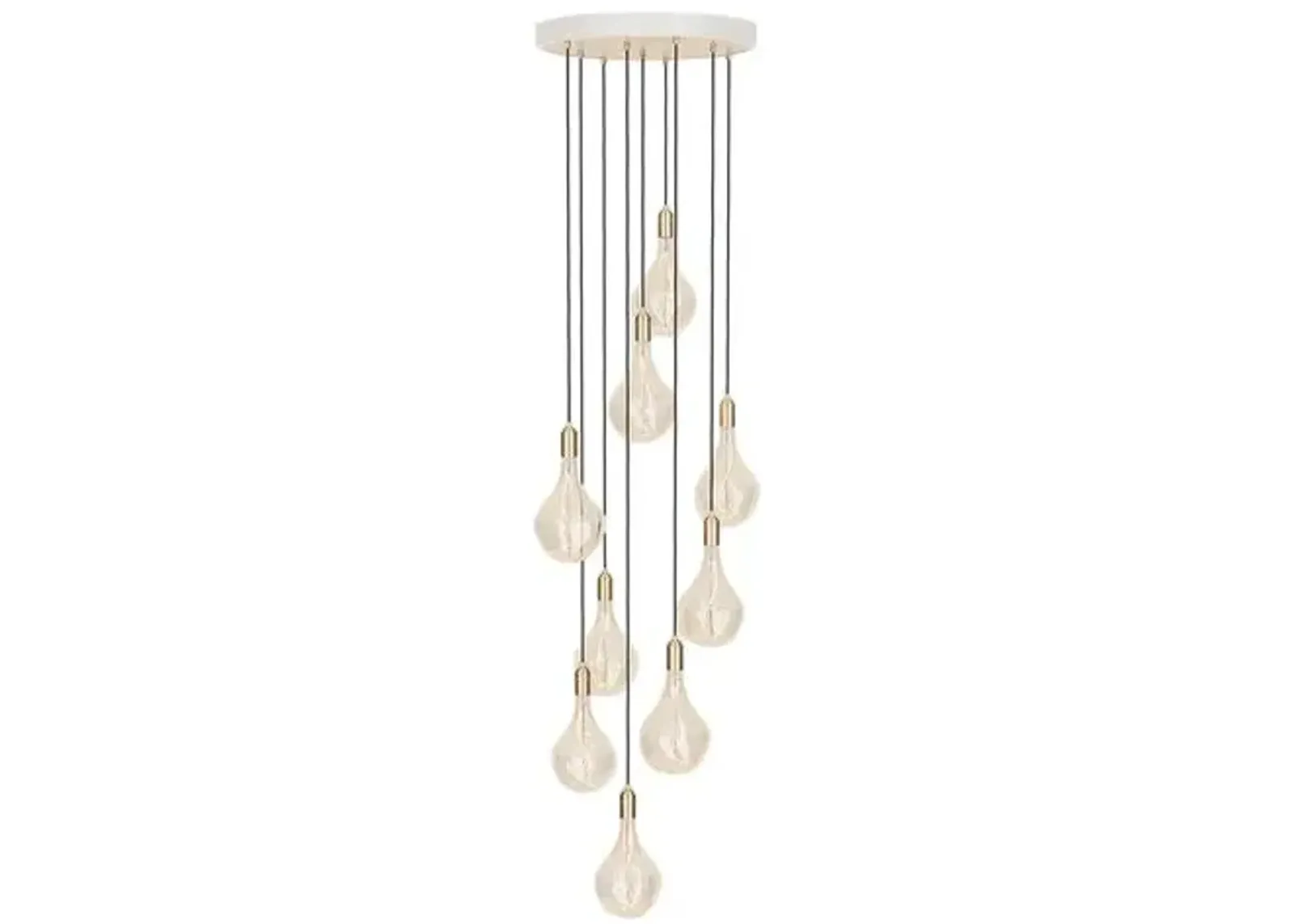 Nine Voronoi II Pendant - White/Brass - Tala Lighting - Gold