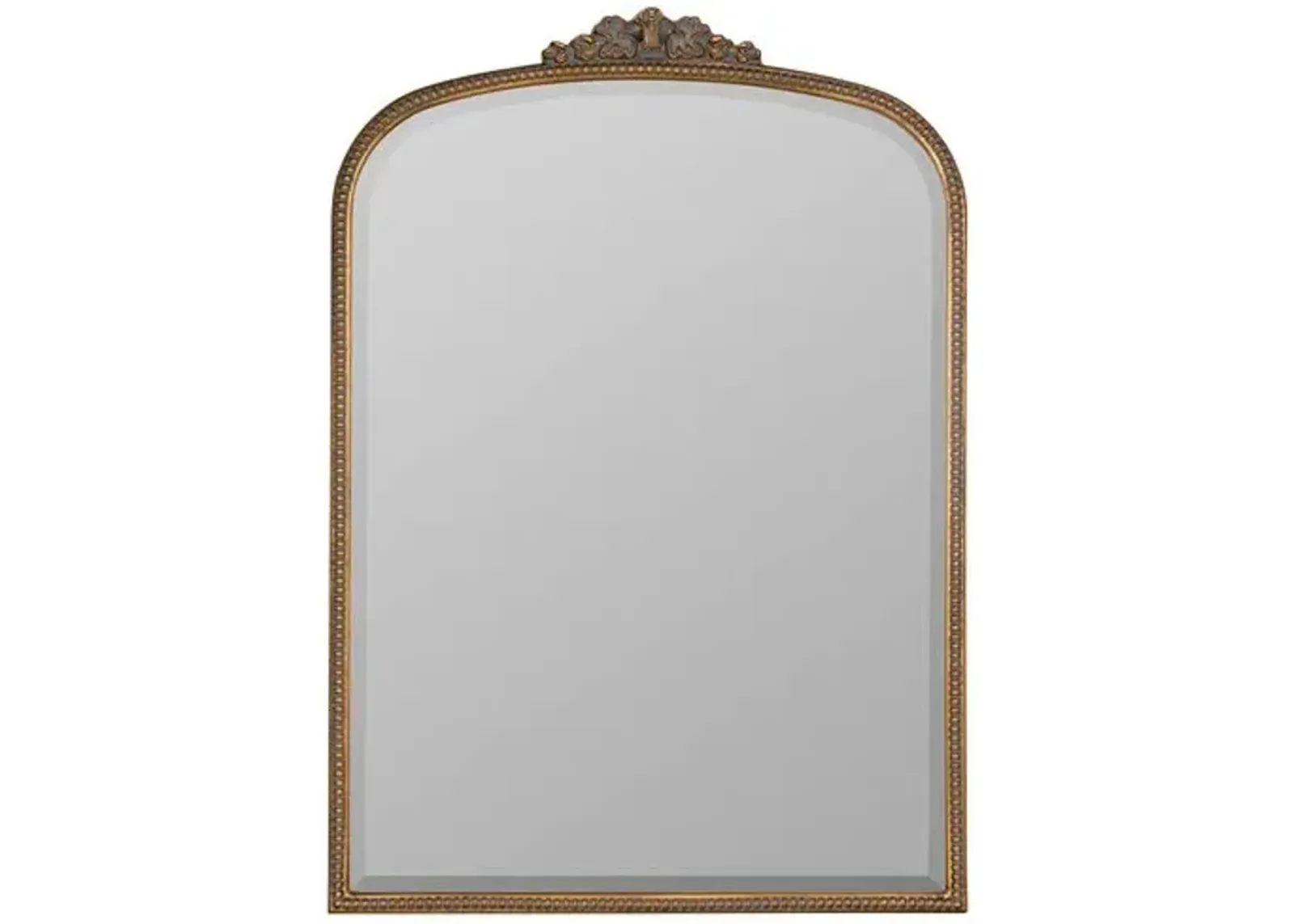 Bridgitte Ornate Large Wall Mirror - Antiqued Gold