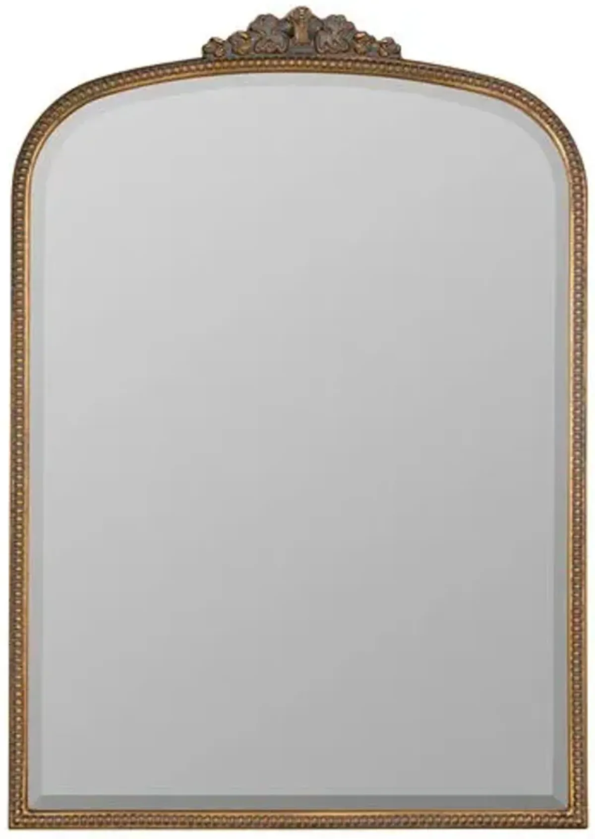 Bridgitte Ornate Large Wall Mirror - Antiqued Gold