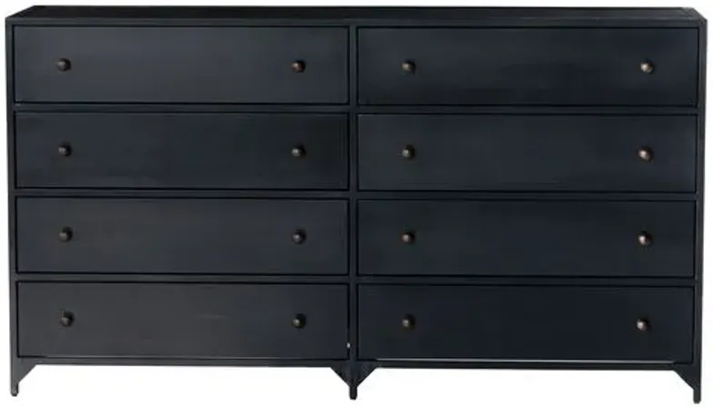 Philipe 8-Drawer Dresser - Black