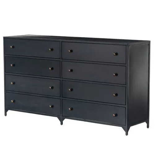 Philipe 8-Drawer Dresser - Black