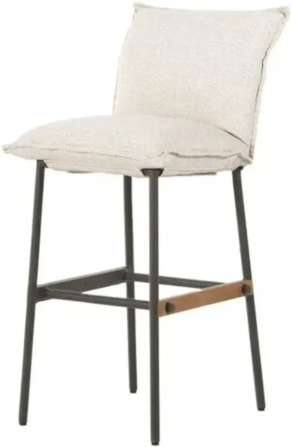 Leighton Outdoor Barstool - Ash