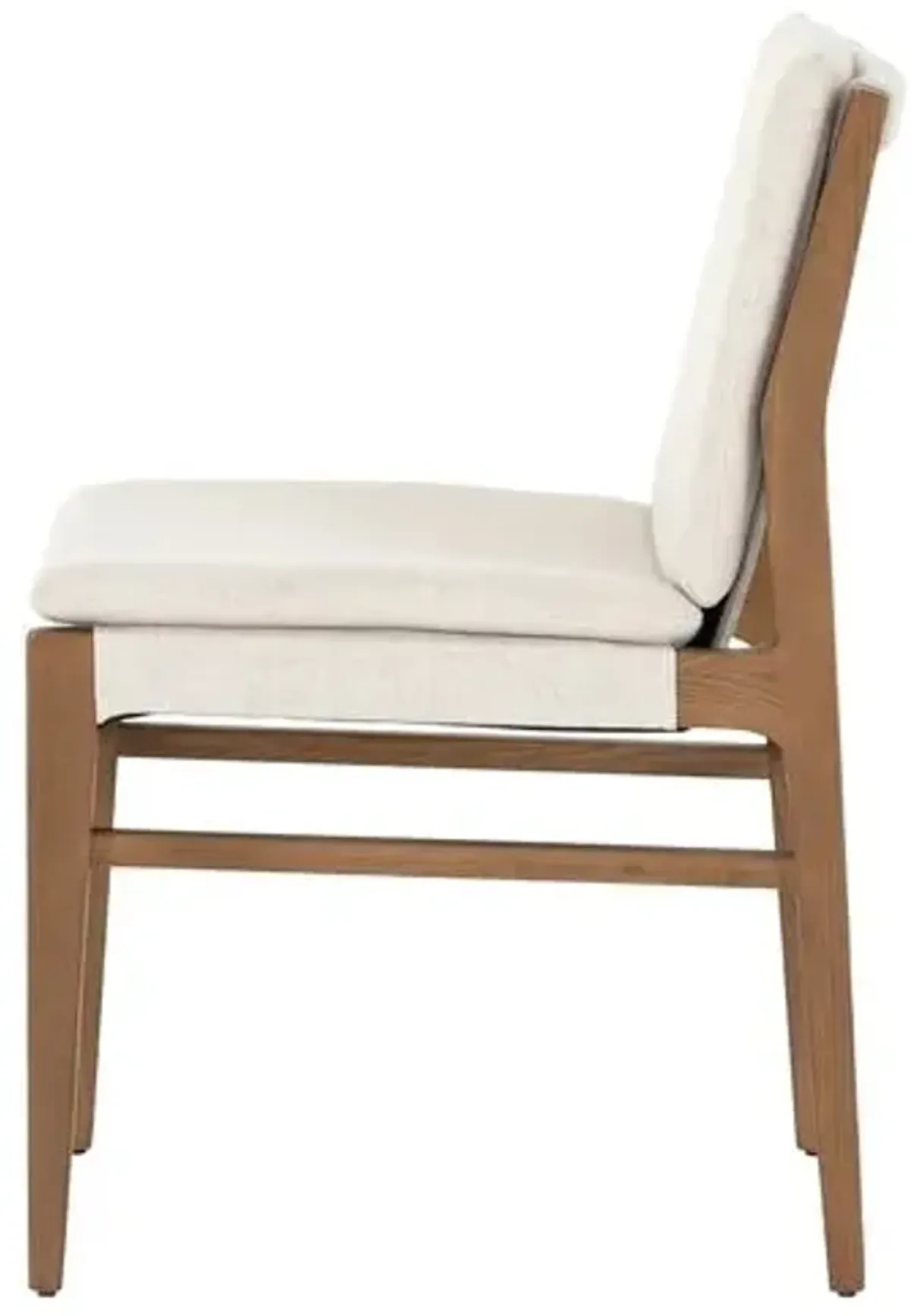 Natalia Dining Chair - Brown/Flax Performance - Beige