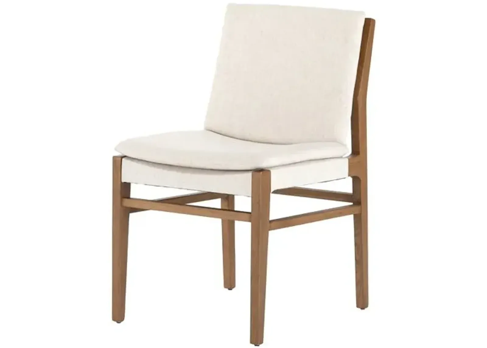 Natalia Dining Chair - Brown/Flax Performance - Beige