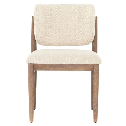 Emery Dining Chair - Taupe Performance - Beige