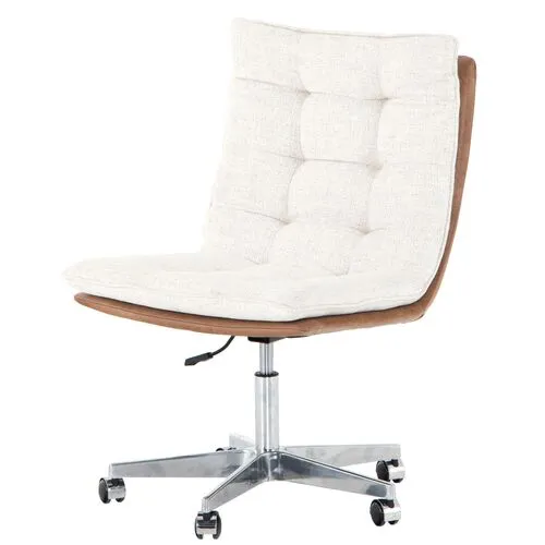 Parker Desk Chair - Crescent Ivory