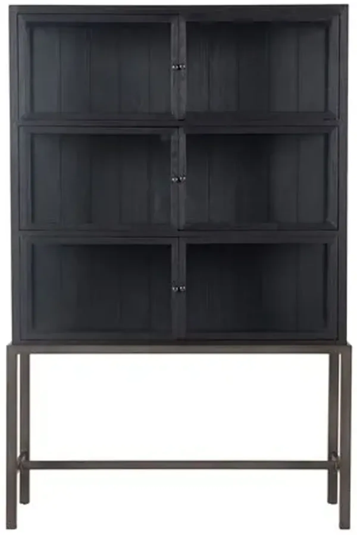 Kohen Curio Cabinet - Drifted Black