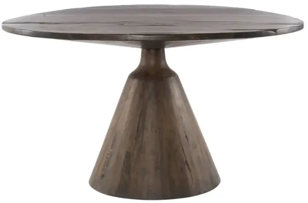 Addilyn 54" Round Dining Table, Brown