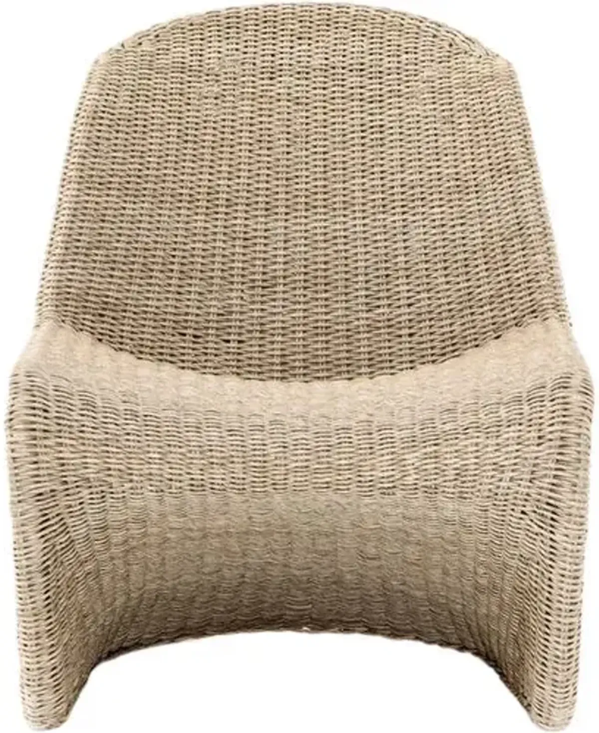 Paulina Outdoor Occcasinoal Chair - White - Beige