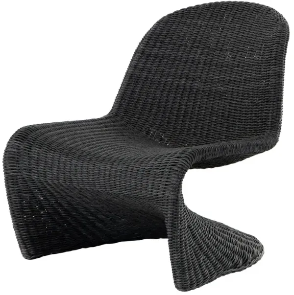 Paulina Outdoor Occasional Chair, Coal