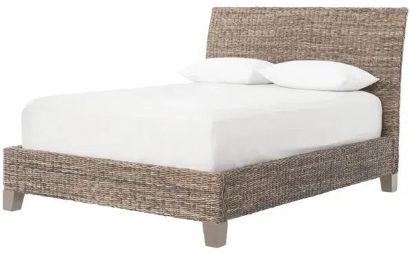 Mae Banana Leaf Bed, Gray Wash