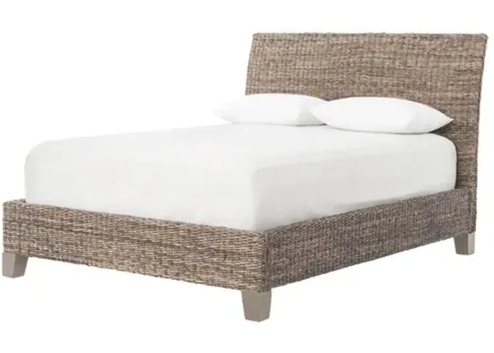 Mae Banana Leaf Bed - Gray Wash