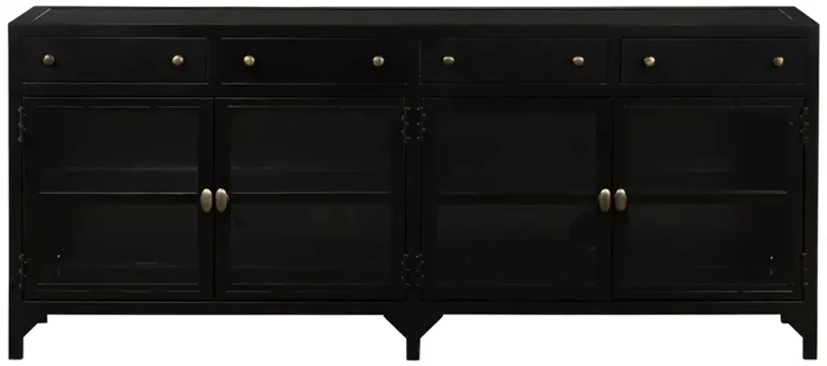 Aubrie Media Console, Black