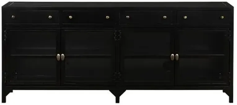 Aubrie Media Console - Black