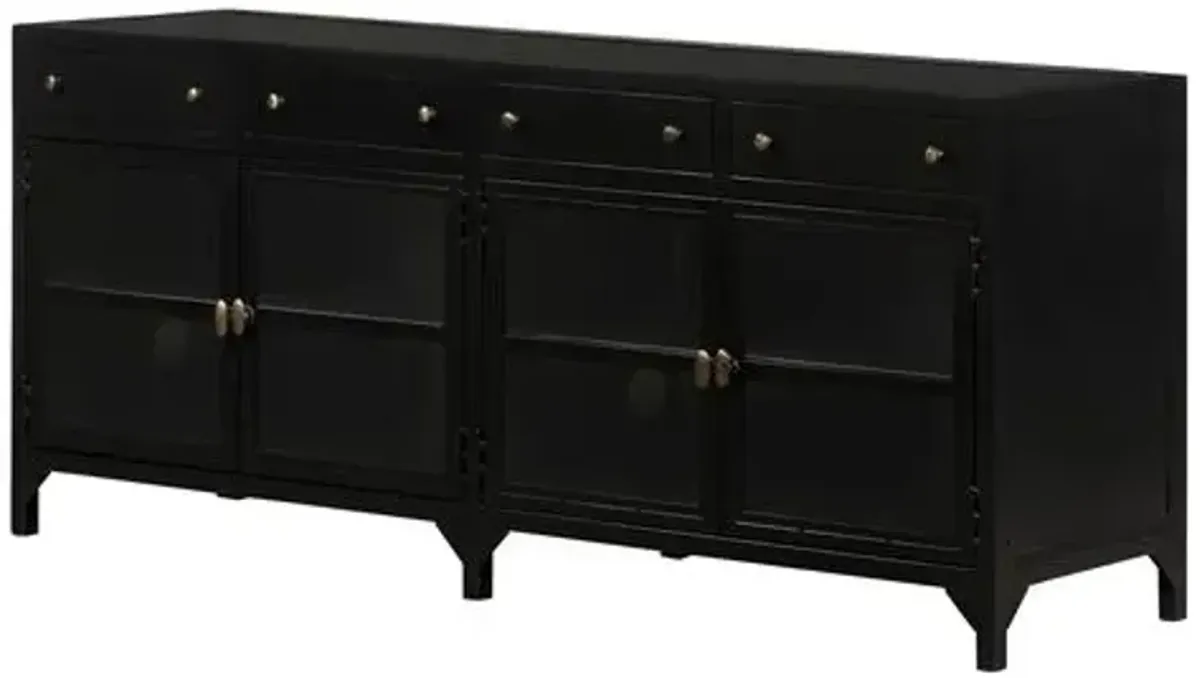 Aubrie Media Console - Black