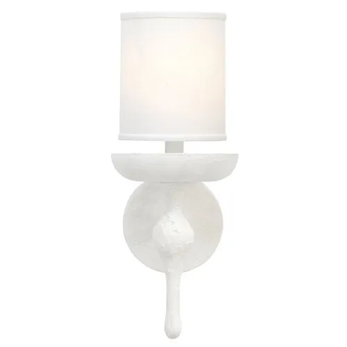 Concord Wall Sconce - White Plaster - Jamie Young Co.