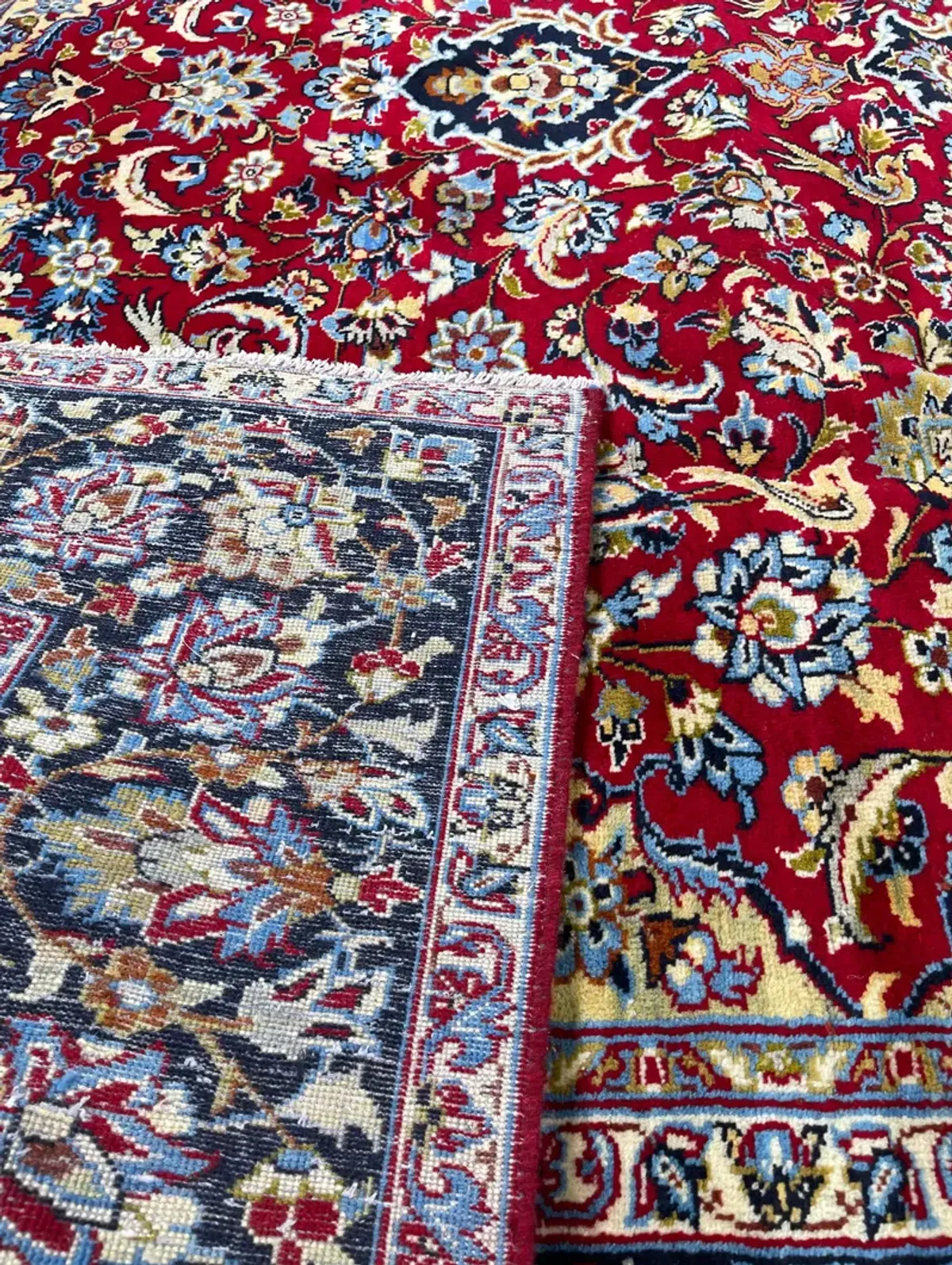 9'3" x 12'3" Classic Persian Rug - F.J. Kashanian - Red - Red