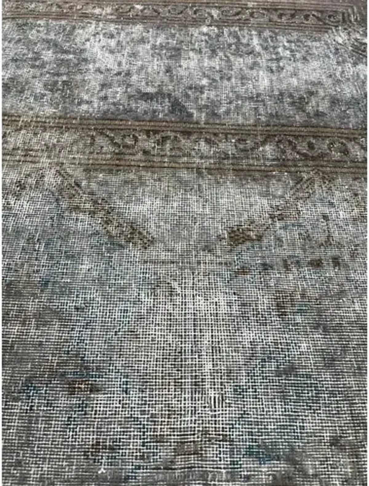 9'3"x12'3" Stone Rug - Gray - F.J. Kashanian - Gray