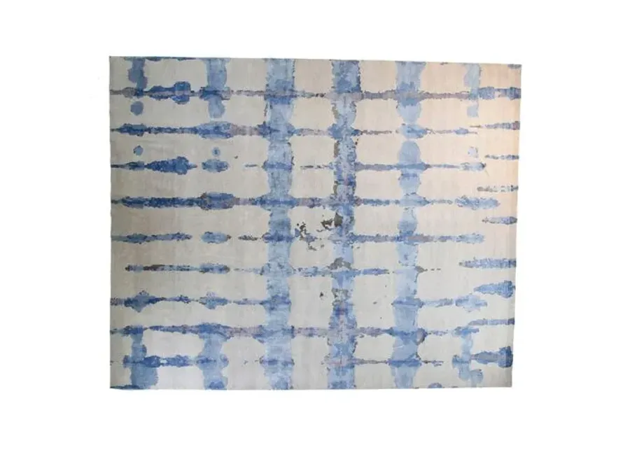 12'x15' Ocean Rug - Light Gray/Blue - F.J. Kashanian - Blue