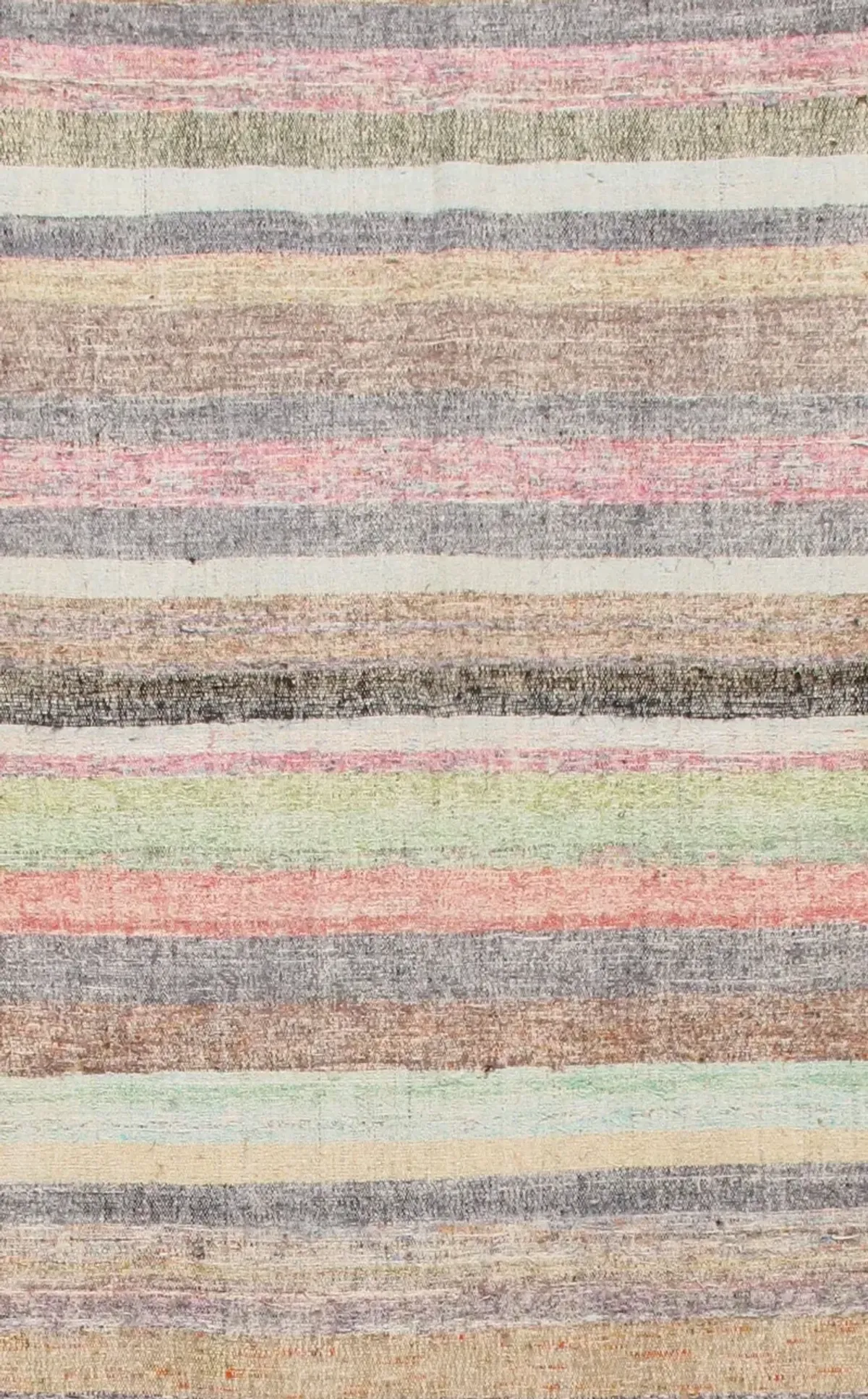 Turkish Kilim Long Runner 3'9" X 24'2" - Pink