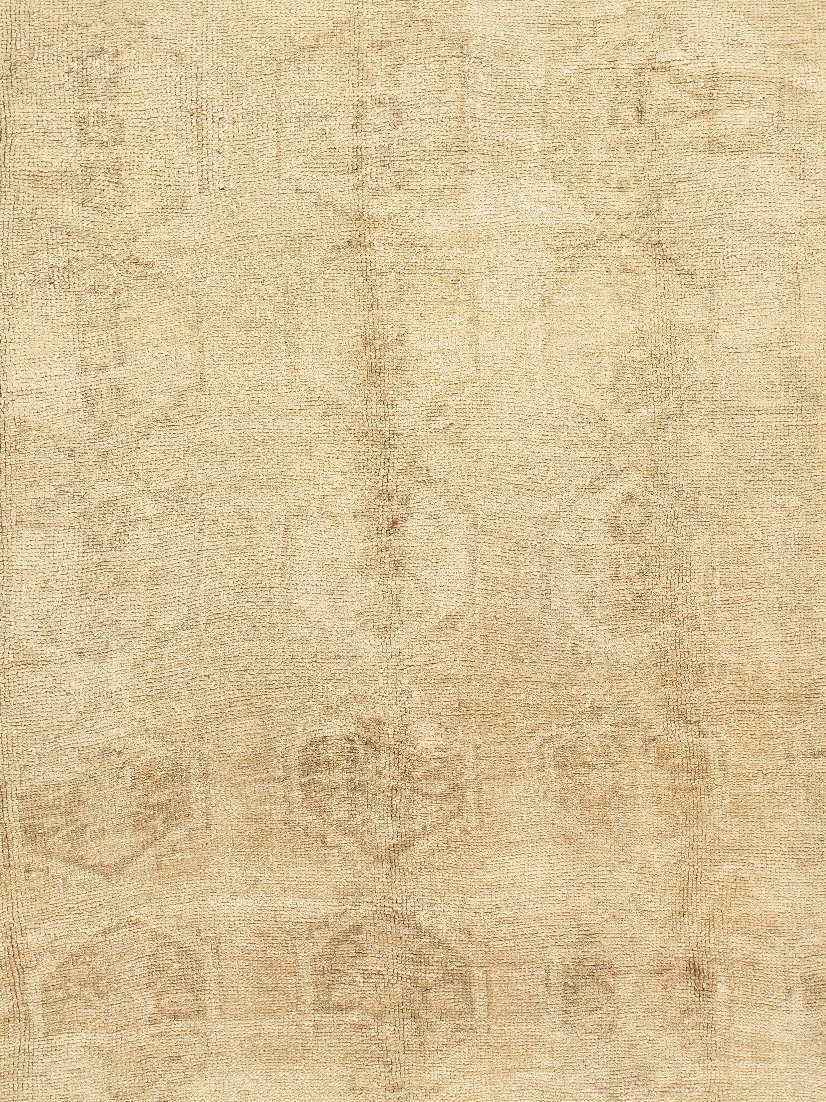 Turkish Oushak Rug - 7'8 X 12'2 - Beige - Beige