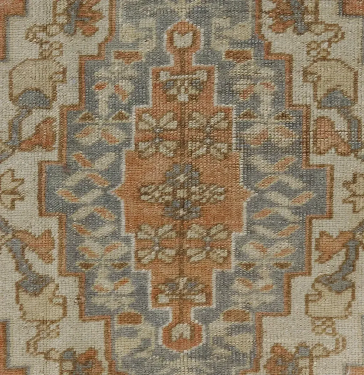 Turkish Oushak Rug 3'10" X 5'6" - Blue - Blue