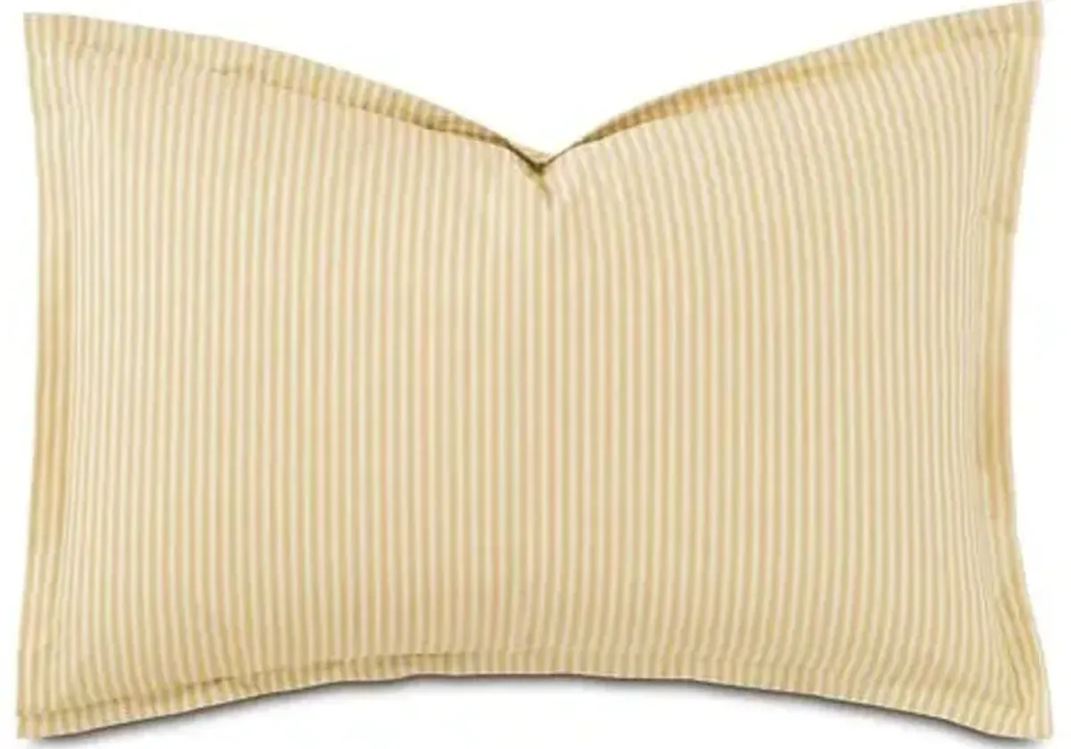 Barclay Butera - Newman Bisque Standard Sham - Yellow