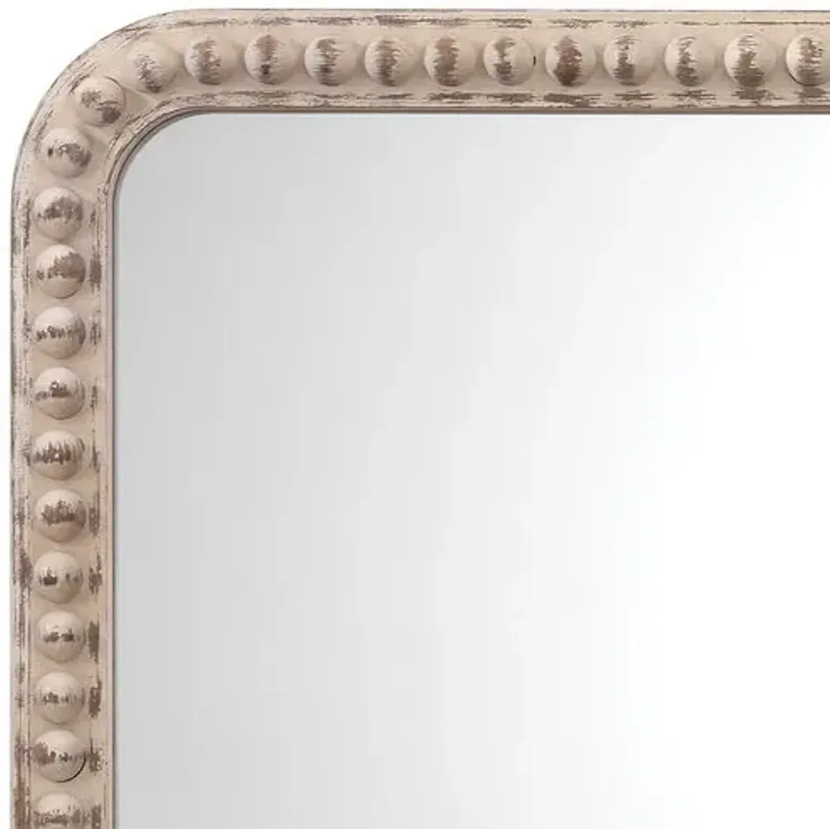 Audrey Rectangle Wall Mirror - White Wash - Jamie Young Co.