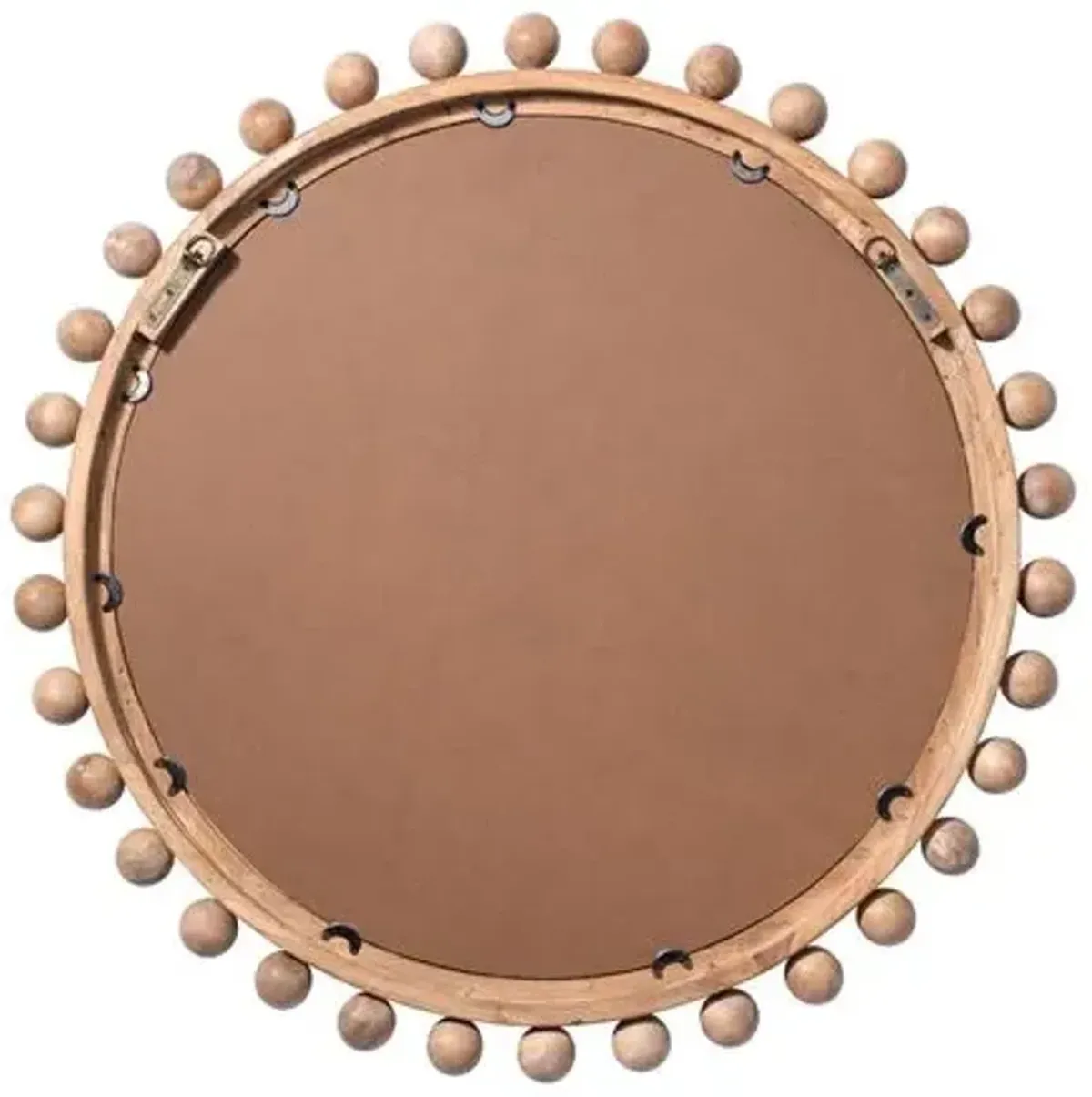 Arlo 34" Round Wall Mirror - Natural - Jamie Young Co.