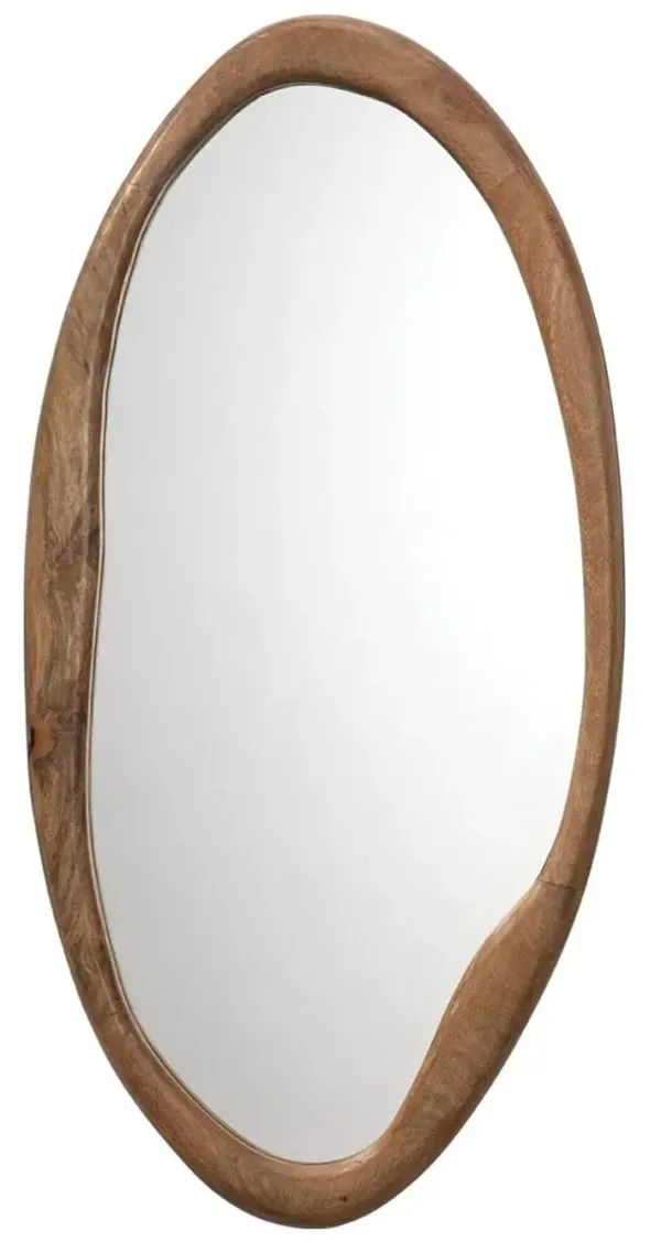 Vita Oval Wall Mirror, Natural