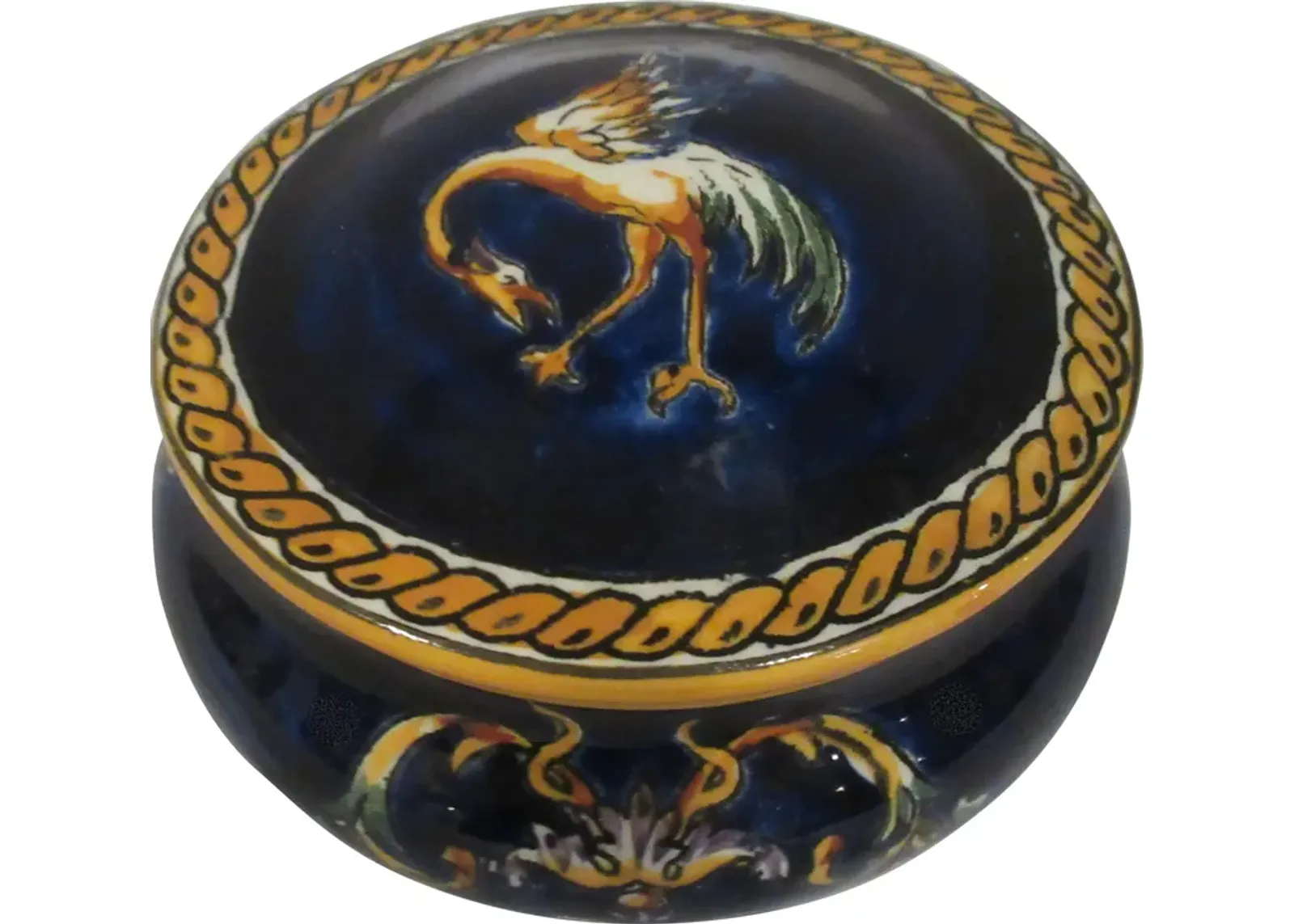 Gien French Faience Box - The Emporium Ltd. - Blue