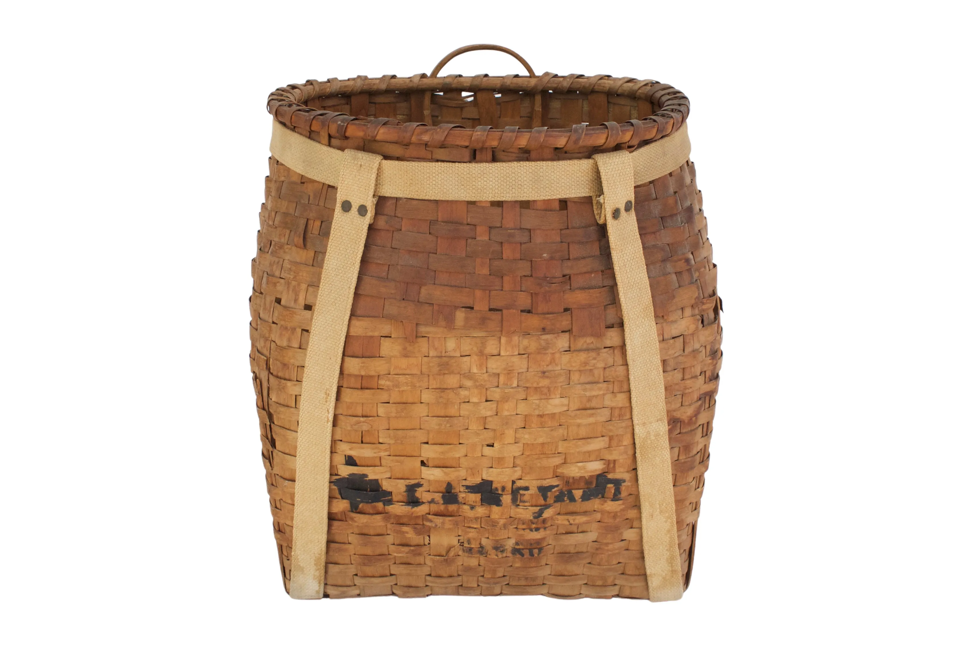 Adirondack Trapper Basket - G3Q Designs - brown