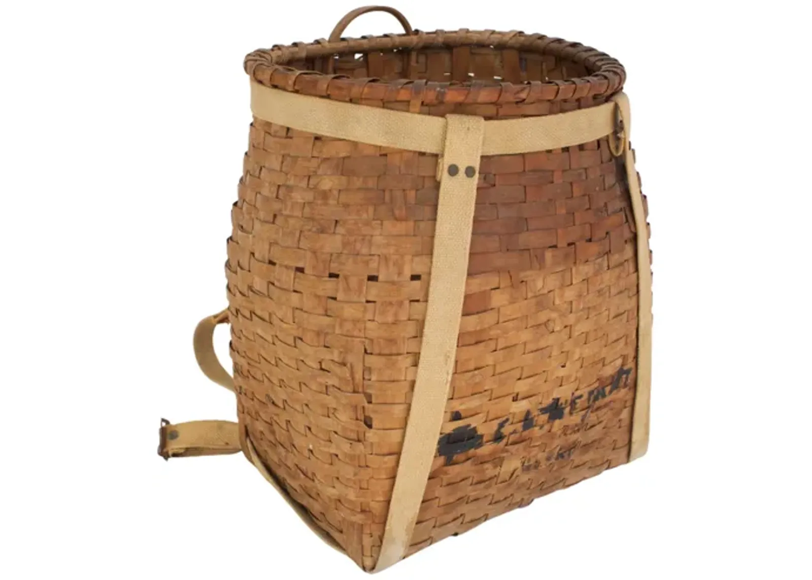 Adirondack Trapper Basket - G3Q Designs - brown