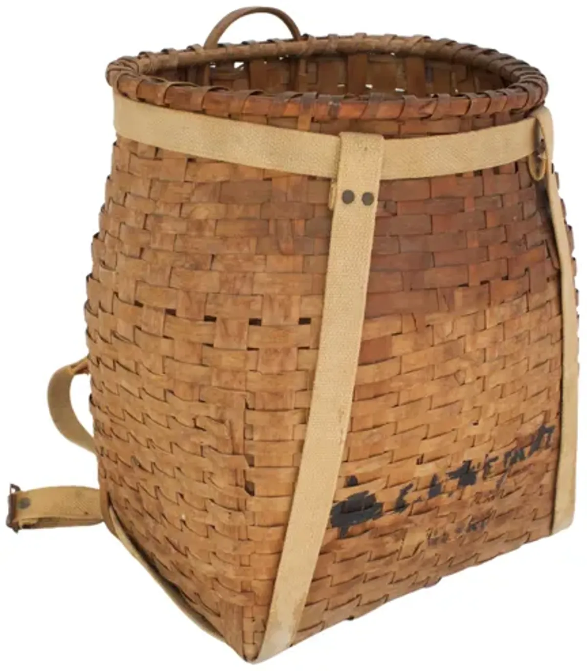 Adirondack Trapper Basket - G3Q Designs - brown