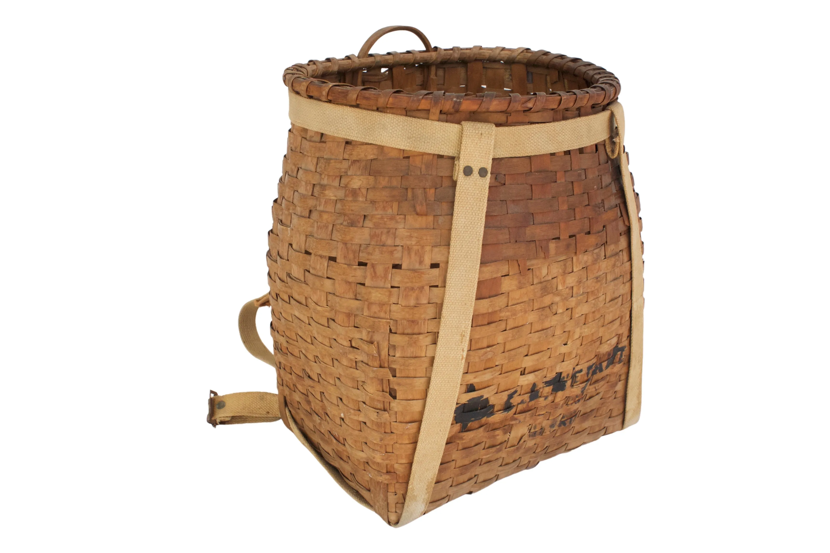 Adirondack Trapper Basket - G3Q Designs - brown