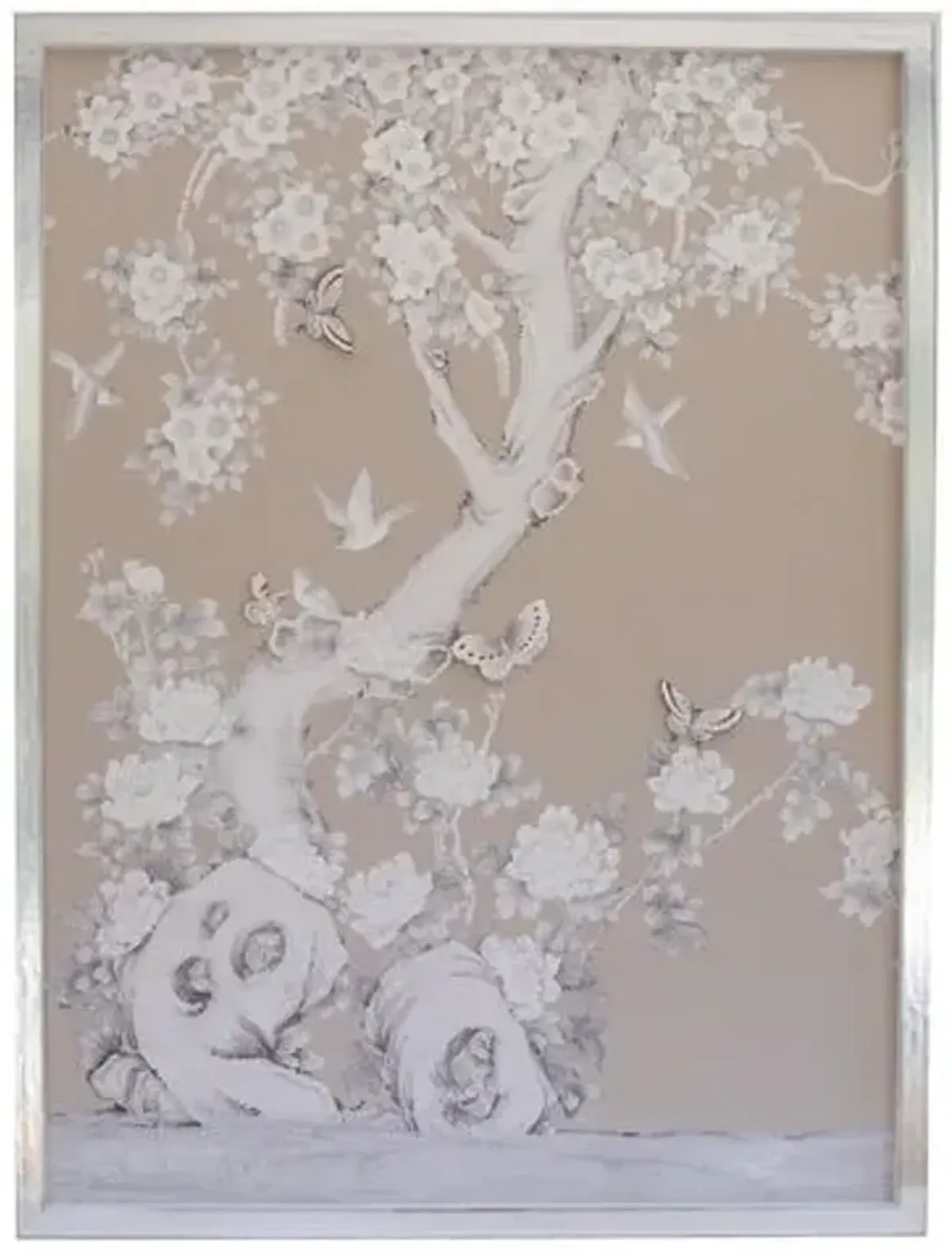 Ariel Okin x Dawn Wolfe - Nude Chinoiserie Tree - Dawn Wolfe Design