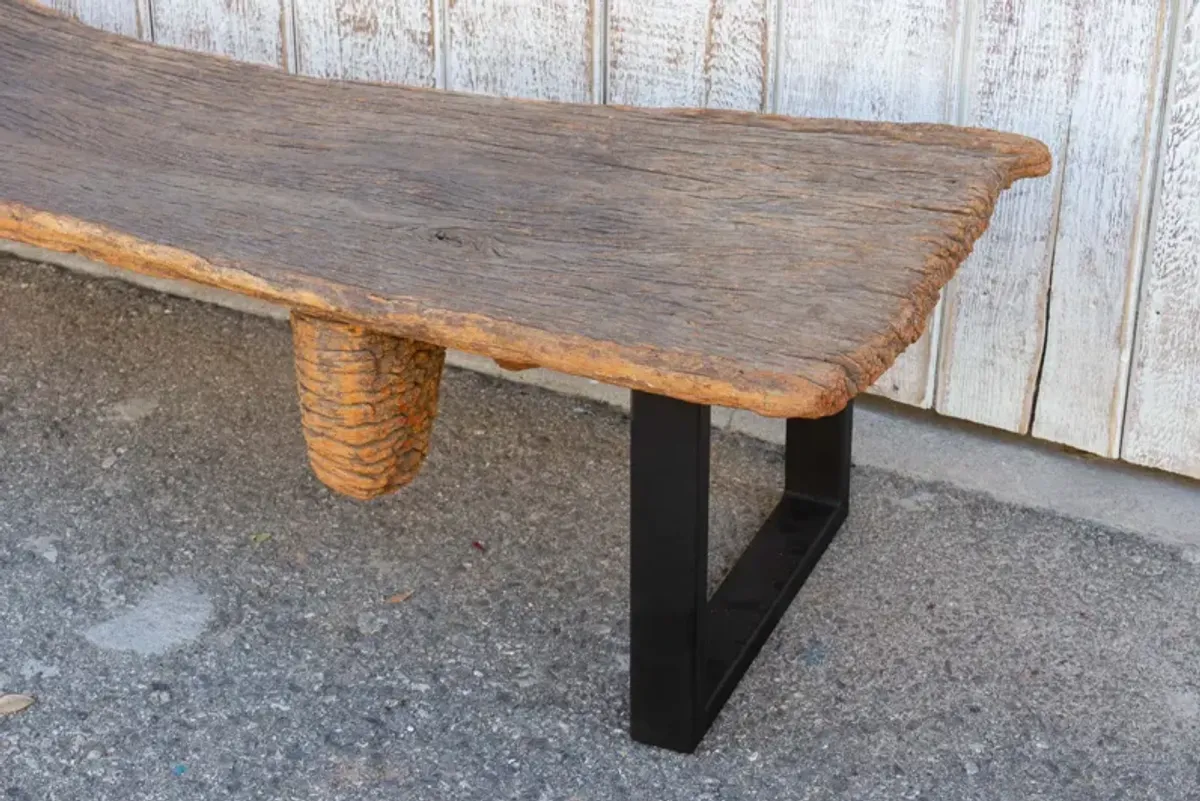 18th Century Single Board African Table - de-cor - brown